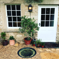 Custom Circular Glass Well Cover – Landscaping Project in Bath